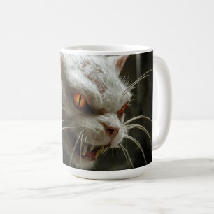 Monster kat koffiemok
