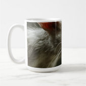 Monster kat koffiemok (Links)