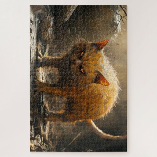 Monster kat legpuzzel (Verticaal)