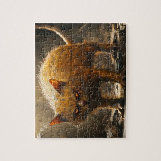 Monster kat legpuzzel (Verticaal)