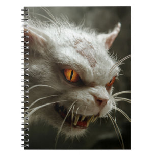Monster kat notitieboek