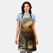 Monster kat schort (Gedragen)