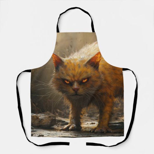 Monster kat schort (Voorkant)