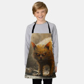 Monster kat schort (Gedragen)