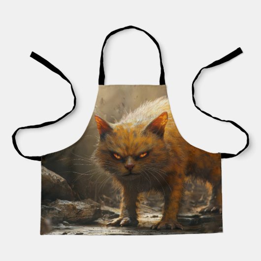 Monster kat schort (Voorkant)