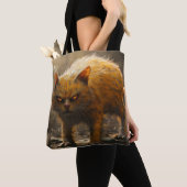 Monster kat tote bag (Dichtbij)
