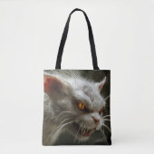 Monster kat tote bag (Voorkant)