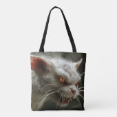 Monster kat tote bag (Achterkant)