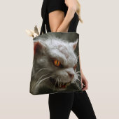 Monster kat tote bag (Dichtbij)