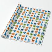 Monster Kids Verjaardag Cadeaupapier (Uitgerold)