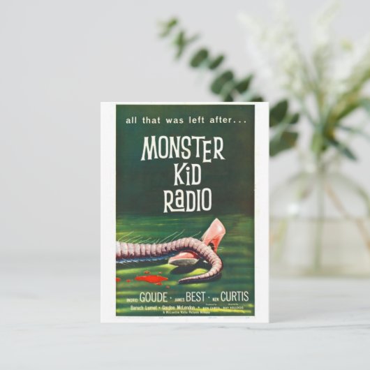 Monster Kind Radio ontmoet het Briefkaart Killer S (Staand voorkant)
