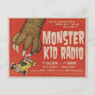Monster Kind Radio ontmoeten de Giant Gila Monster Briefkaart