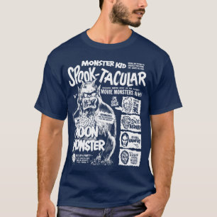 Monster Kind SpookTacular retro spook show ontwerp T-shirt