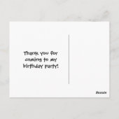 Monster Kinder bedankkaart Briefkaart (Achterkant)