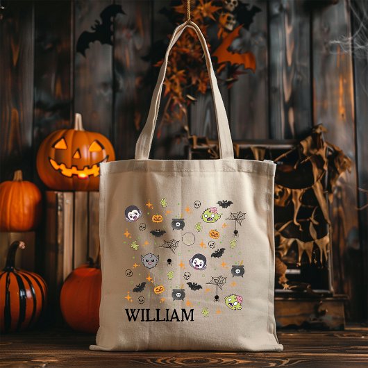Monster Kinder trick-or-treat Canvas tas