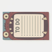 Monster Kladblok Takenlijst Post-it® Notes (Voorkant)