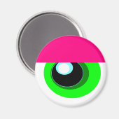 Monster Koelkast Slaapoog Magneet 1 (Voorkant / Achterkant)