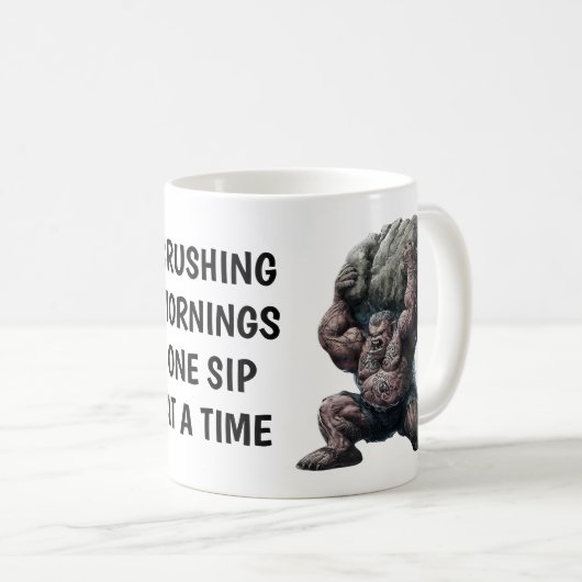 monster koffiemok (Voorkant rechts)