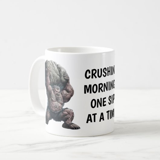 monster koffiemok (Voorkant links)