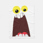 Monster Kostuum Gemakkelijk Kostuum Goofy Ideeën H Fleece Deken (Voorkant)