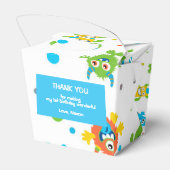 Monster krijtbord thema verjaardagsfeestgunst doos bedankdoosjes (Achterkant)