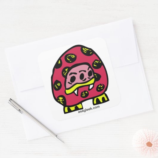 Monster Ladybug Sticker (Envelop)