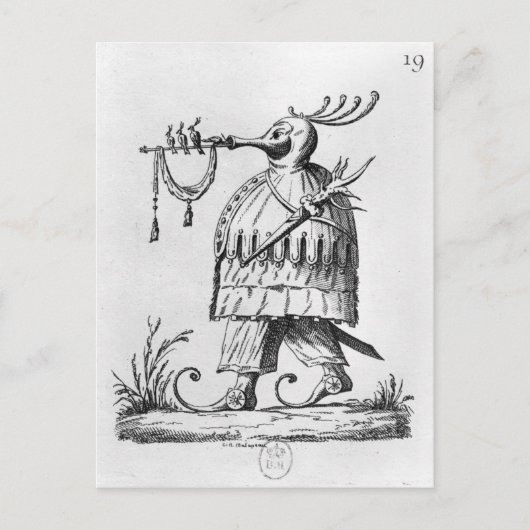 Monster, Les Songes Drolatiques de Pantagruel Briefkaart (Voorkant)