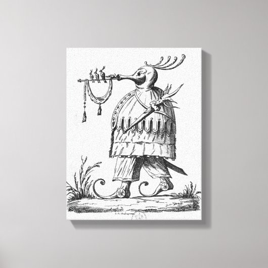 Monster, Les Songes Drolatiques de Pantagruel Canvas Afdruk (Voorkant)