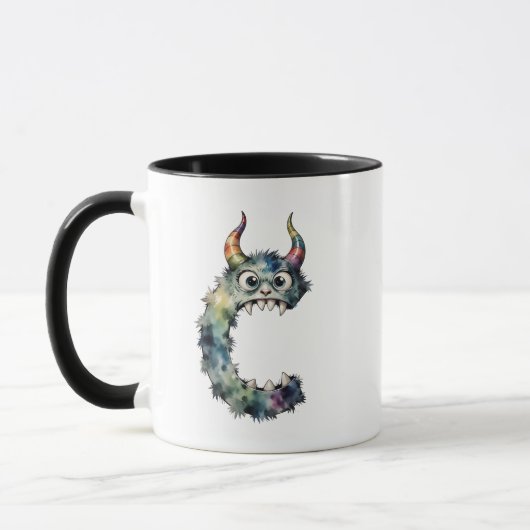 Monster Letter C Mok – Speelse Monster Initiaal GI (Links)