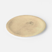 monster lion medieva papieren bordje (Gekanteld)