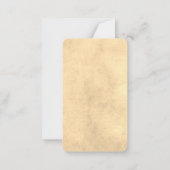 monster lion medieval notitiekaartje (Achterkant)