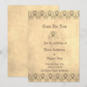 monster lion medieval save the date (Voorkant / Achterkant)