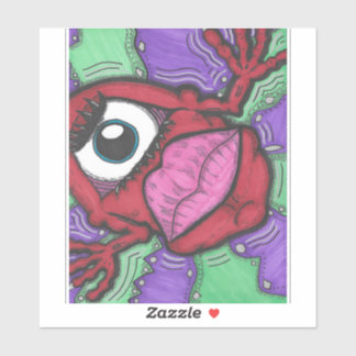 Monster Lippen Vinyl Sticker