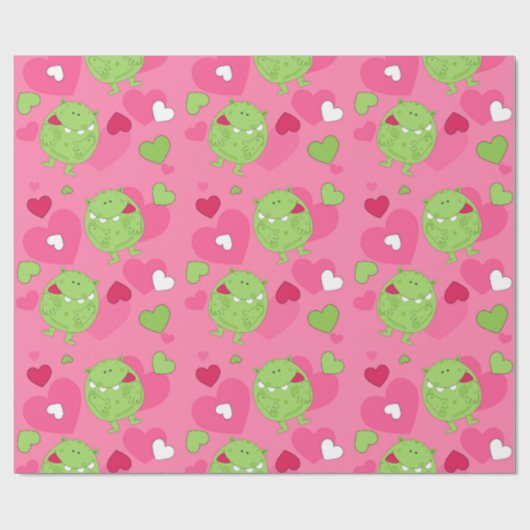 Monster Love Cadeaupapier (Vlak)