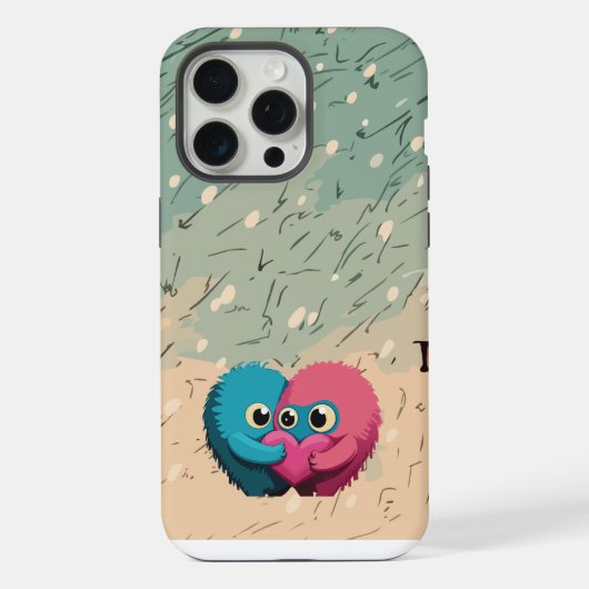 Monster Love iPhone Hoesje (Achterkant)