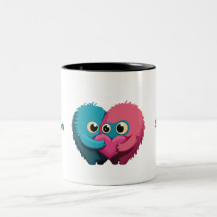 Monster Love Tweekleurige Koffiemok