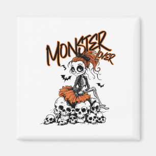 Monster Lover Fun Skeleton Ghoul Schattige Hall Magneet