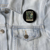 Monster Lovers Tarot Kaart Gothic Frankenstein Hal Ronde Button 5,7 Cm (In situ)