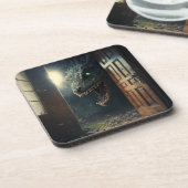 Monster lurk bier onderzetter (Linkerzijde)