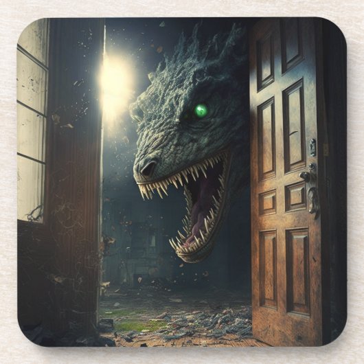Monster lurk bier onderzetter (Voorkant)