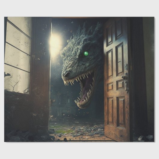 Monster lurk cadeaupapier (Vlak)