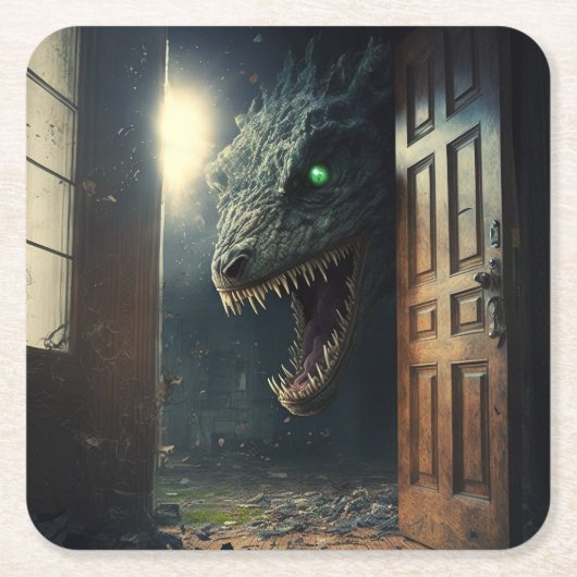 Monster lurk kartonnen onderzetters (Voorkant)