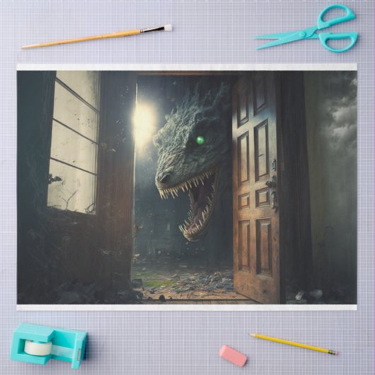 Monster lurk tissuepapier (Craft)