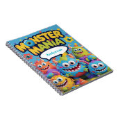 Monster Mania – Gepersonaliseerd plezier & dwaas m Notitieboek (Rechterzijde)