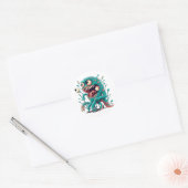 Monster Mania Ronde Sticker (Envelop)