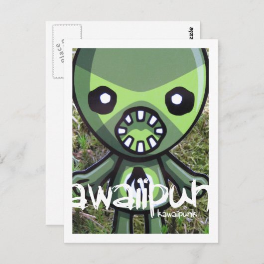 Monster Mascot Briefkaart (Voorkant / Achterkant)