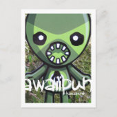 Monster Mascot Briefkaart (Voorkant)