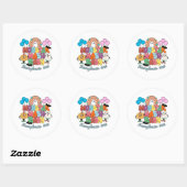 Monster Mash Bash Circle Sticker (Vel)
