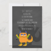 Monster Mash BIRTHDAY Bash Kaart (Achterkant)