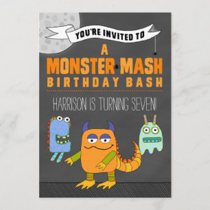 Monster Mash BIRTHDAY Bash Kaart